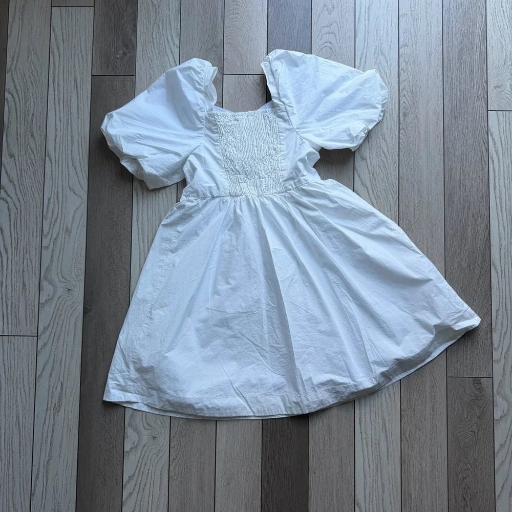 Zara Elegant White Kids Dress